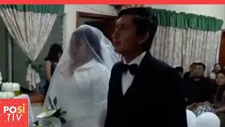 Braut und Bräutigam streiten sich mitten in der Hochzeit und ruinieren die Zeremonie