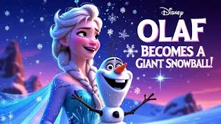 🆕🎵 Olaf Becomes a Giant Snowball 😂❄️ | Funny Frozen-Inspired Song for Kids | Magical Snow Adventure