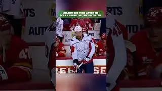 Wilson slaps Klapka 😂 #nhl #hockey #shorts