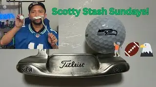 Scotty Stash Sundays - Super Bowl 2014 Resto Putter - SEA-12's #golf #scottycameron #seahawks