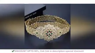 Sunspicems Chic Morocco Caftan Belt European Women Crystal Waist Chain Belt Arabic Bride Jewelry Adj