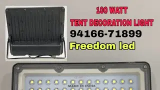  &bull; 100W LED Flood Light Review | Super Bright Outdoor Lighting Test