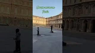 Louvre museum Paris #travel #youtube #trending #europe #viralvideo #shorts