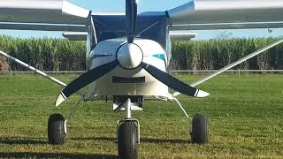 Michael Hille testing the Zenith 750 Cruzer speeds at different rpm settings 100knots @4500 RPM