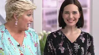 Belle by Kim Gravel Floral Print Blouse with Flutter Sleeves on QVC