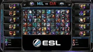 Millenium vs GIANTS Game 3 | EU LCS Expansion Tournament Spring 2015 | MIL vs GIA G3