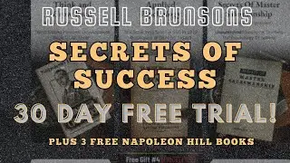 Secrets Of Success - Unlock Russell Brunson's MIFGE - 30 Day Free Trial + 3 FREE Napoleon Hill Books