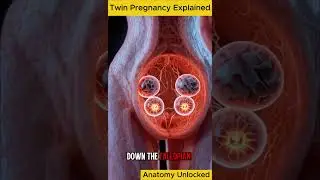 How Fraternal Twins Are Formed | Double Ovulation & Twin Pregnancy Explained in 3D Animation