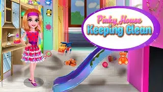 Pinky House Keeping Clean Game Walkthrough Review #games #cleaning #gameplay #gamewalkthrough