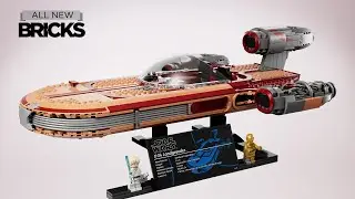 Lego Star Wars UCS 75341 Luke Skywalker&rsquo;s Landspeeder Speed Build