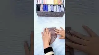How to fold men's underwears#storagebox #underwears #folding#LifeHack