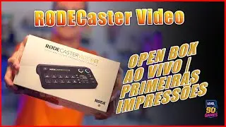 RØDECaster Video 📦 OPEN BOX AO VIVO | PRIMEIRAS IMPRESSÕES