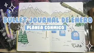 Planifica Conmigo Enero ❄️ Setup de Bullet Journal con Tem&aacute;tica Invernal