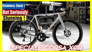 The New Cinelli Speciale Corsa XCR 2026 | Stainless Steel Road Bike And it'ts Hand made !