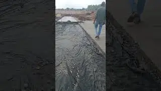 how to use the polythene  cover in CC road @GURUOFENGINEERRAMDAS