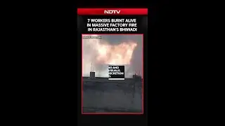 7 Workers Burnt Alive In Massive Factory Fire In Rajasthan's Bhiwadi