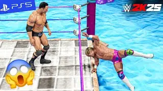 WWE 2k25 - LEGENDS COLLIDE in the Water Rumble of Destiny | PS5