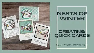 Quick Handmade Cards | NESTS OF WINTER SUITE