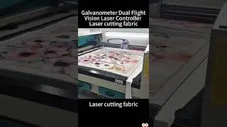 Fabric laser cutting , shenyan laser controller#controller #lasercutting #laserengraving #fabric