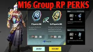 GROUP PURCHASE PERKS | ROYAL PASS M16 | GROUP PURCHASE PERK NEW EVENT PUBG MOBILE