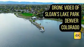 Drone Video of Sloan's Lake Park in Denver Colorado | Epic Aerial Footage in Cinematic 4K | 𖥂🛰📸