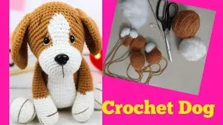 Crochet Dog toys / Crochet dog /Dog crochet pattern / Cutest little dog amigurumi / Puppy Amigurumi