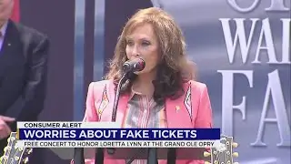 Loretta Lynn Memorial Concert: Concerns over fake tickets