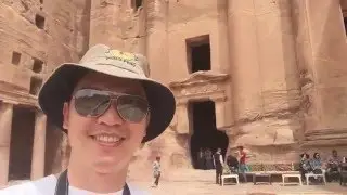 The Tombs in Petra, Jordan