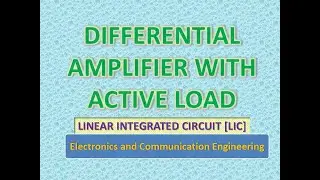 Differential Amplifier With Active Load