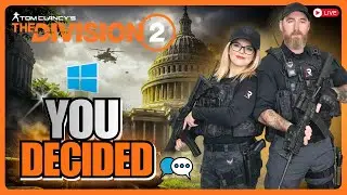🔴 LIVE |  The Division 2: You Asked for It – Fresh PC Start!