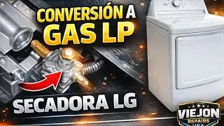 CÓMO CONVERTIR UNA SECADORA DE GAS LG DE GAS NATURAL A GAS PROPANO | LG Dryer LP Conversion