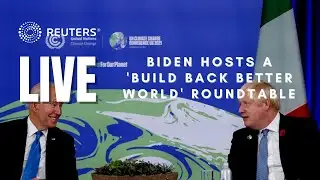 LIVE: Joe Biden hosts a 'Build Back Better World' roundtable at #COP26