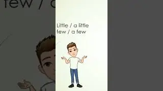 в чем разница между few / a few , little a little #shorts #английский #english #английскийязык #топ
