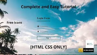 How to create Transparent Login Form [HTML CSS Only], Easy Tutorial