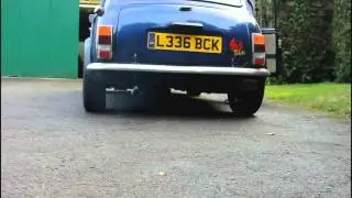 classic mini 998cc, maniflow single box