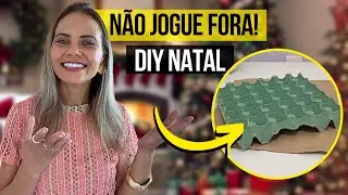 Decore Sua Casa Gastando Pouco Com Caixa de Ovos ✨Decora&ccedil;&atilde;o de Natal 🎄