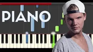 Avicii ten More days Piano Tutorial Midi Cover Sheet Partitura Hard