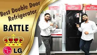 LG Double Door Refrigerator | BMR | | LG GL-B382DPZX vs GL-B382EBMX | LG Bottom Freezer DEMO | BMR |