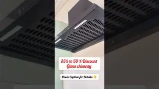 Glenn Chimney par up to 35% discount sirf Udaipur mein! #mmfurniture #chimney #modularkitchen