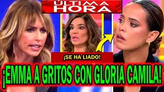 💥¡A GRITOS! EMMA GARCÍA CON GLORIA CAMILA EN FIESTA POR RAQUEL BOLLO Y MANUEL CORTÉS
