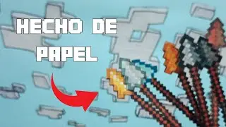 ☑️ TUTORIAL ☑️ | How to make ALL the MINECRAFT SPEARS from PAPERCRAFT
