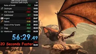 New WORLD RECORD! 56:29 WR Scorched Earth ARK Speedrun