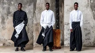 Long Skirt-Inspired Layering for Men | Fall/Winter 2025 Styling Artistic Flair & Emotional Boldness