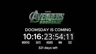 Avengers Doomsday Countdown | #avengers #avengersdoomsday #avengersdoomsdaycountdown