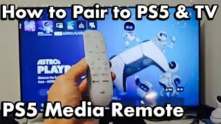 Как подключить пульт PS5 Media Remote к PS5 и телевизору