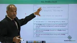Python - Try Finally Clause