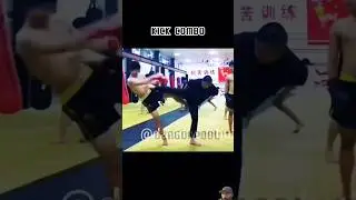 Combo tutorial step by step tutorial ‼️ #kungfu #boxing #kickpractice #kickcombo  #ytshorts