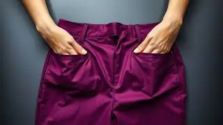 You&rsquo;ll Be Shocked by This Unique Pants Pocket Design! 😲 | ये खास जेब डिजाइन सिलाई ट्यूटोरिय✂️👖
