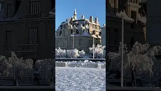 &Agrave; Royan, le front de mer transform&eacute;e en station de ski.
