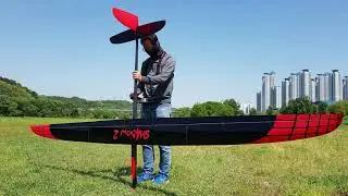 SHADOW F5J Glider Maiden Flight (3.5m F5J RC 글라이더 첫비행)